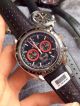 Copy Omega Speedmaster Chronograph Watches SS Blue Dial (3)_th.jpg